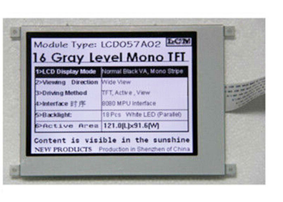 Good Quality 6H 5.7 inch mono TFT LCD Screen Module QVGA transmissive positive 8080 MPU interface Sales