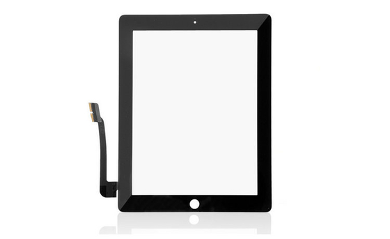 Good Quality Glass + PET Touch Panels Ipad Spare Parts For Ipad 3 Capative Screen Sales