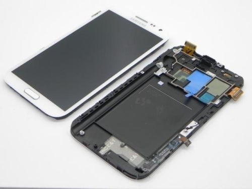 Good Quality 1280×720 Samsung LCD Screen For Note 2 N7100 LCD With Digitizer White High Definition Sales