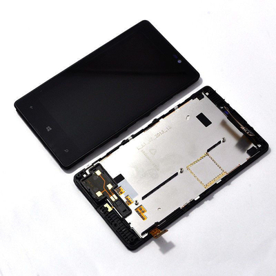 Good Quality 4.3 Inches Nokia LCD Screen For  Lumia 820  LCD With Digitizer  Black Sales