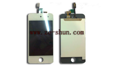 Good Quality Clear Screen Apple IPod Spare Parts for ipod touch 4 LCD complete white Sales