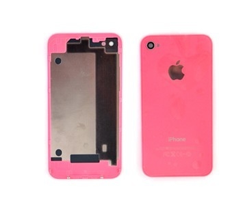 Good Quality OEM parts conversion kit Apple Iphone 4S Repair Parts , Pink Back Cover Sales