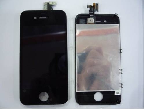 Good Quality Iphone 4 OEM Parts , LCD And Touch/Digitier screen Assembled Complete Sales