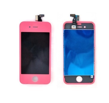 Good Quality Conversion Kit Replacement Parts Pink LCD Screen Assembly Iphone 4 OEM Parts Sales