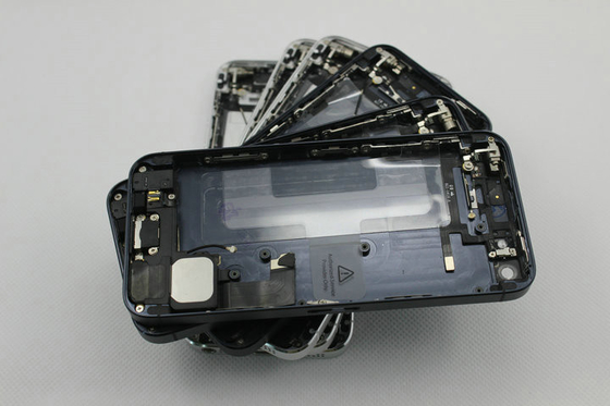 Good Quality Black / White Iphone 5 Housing Assembly With Small Parts Back Door Replacement Sales