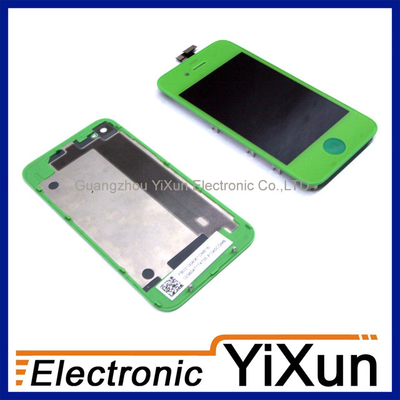 Good Quality IPhone 4 OEM Parts LCD with Digitizer Assembly Replacement Kits Green Sales