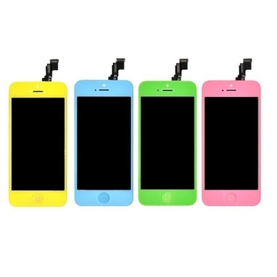 Good Quality Yellow / Pink / Green / Blue iPhone 5C LCD Digitizer Assembly OEM Sales
