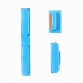 Good Quality iPhone 5C Power Button + Volume Key + Mute Switch - Blue Sales