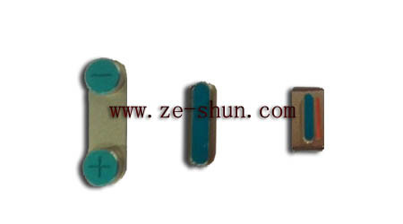 Good Quality Gold Cellphone Replacement Parts For Iphone 5s Volume Key , Power Key Sales