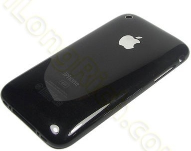 Good Quality Custom Black iPhone 3G , 3GS Rear Panel / Back Cover Housing Repairing Sales
