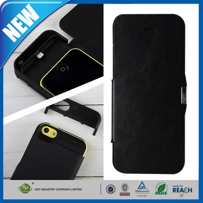 Good Quality IPHONE 5C Cell Phone Battery Case Viewing Stand , iPhone 5s Case With Battery Sales