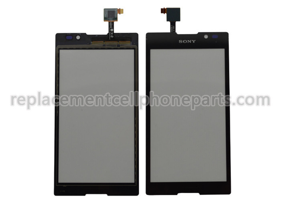 Good Quality Black / White 5 Inch Cell Phone Digitizer Touch Screen Replacement  for Sony S39h Sales