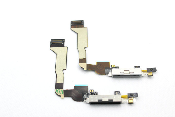 Good Quality USB Dock Connector Mobile Phone Charging Port Flex Cable Ribbon Iphone 4S White Sales
