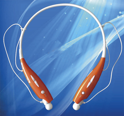 Good Quality Orange Music Wireless Bluetooth Earphone For Mobile Phone Handfree Sales