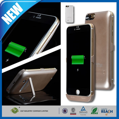 Good Quality Iphone 6 Backup Charger Rechargeable Cell Phone Battery Case Output 4800mah Sales