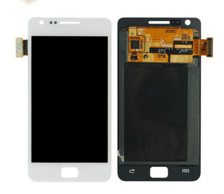 Good Quality 4.3 Inches  Samsung LCD Screen For S2 I9100 LCD With Digitizer White Sales