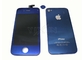LCD Display Digitizer Assembly Replacement Kits Chrome Blue IPhone 4 OEM Parts Companies