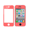 Pink Anti Explosion Colored Tempered Glass Screen Protector for iPhone 4 4s Companies