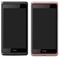 Black , Red 4.5 inch Cell Phone Digitizer with Frame For HTC Desire 600 Companies